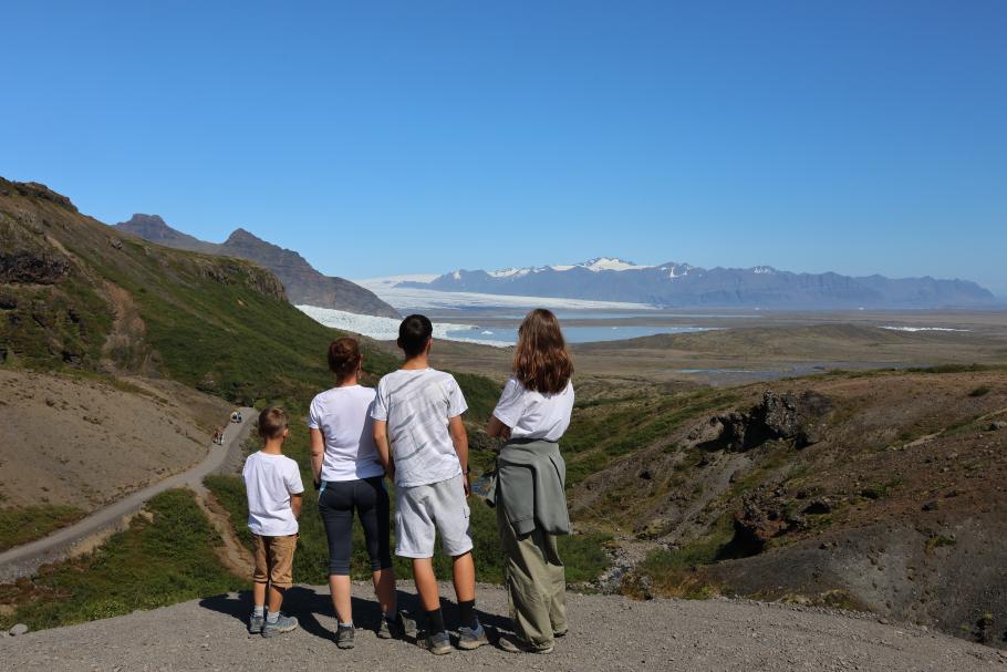 Aussicht auf weitere Gletscher-Ausläufer