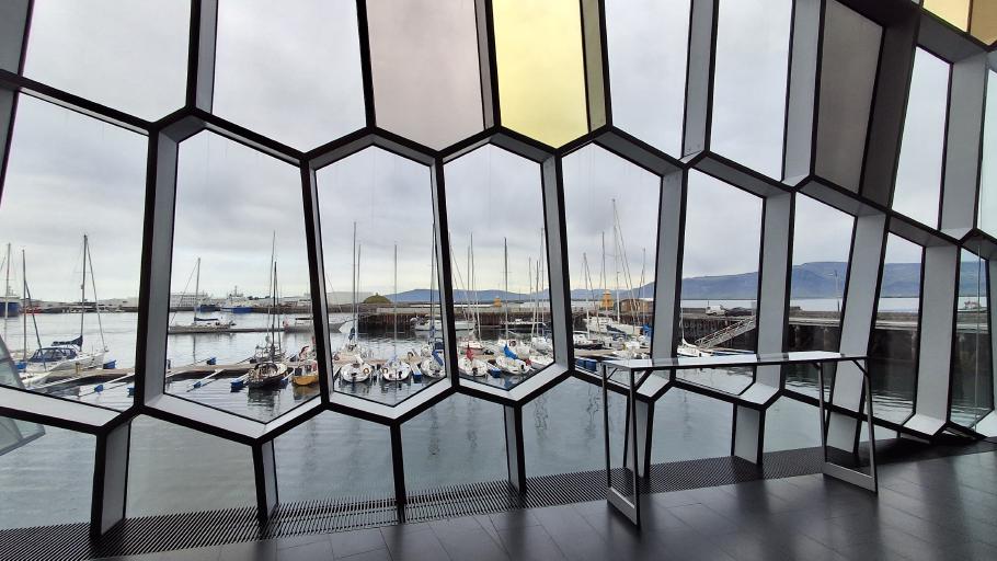 Blick auf den Hafen