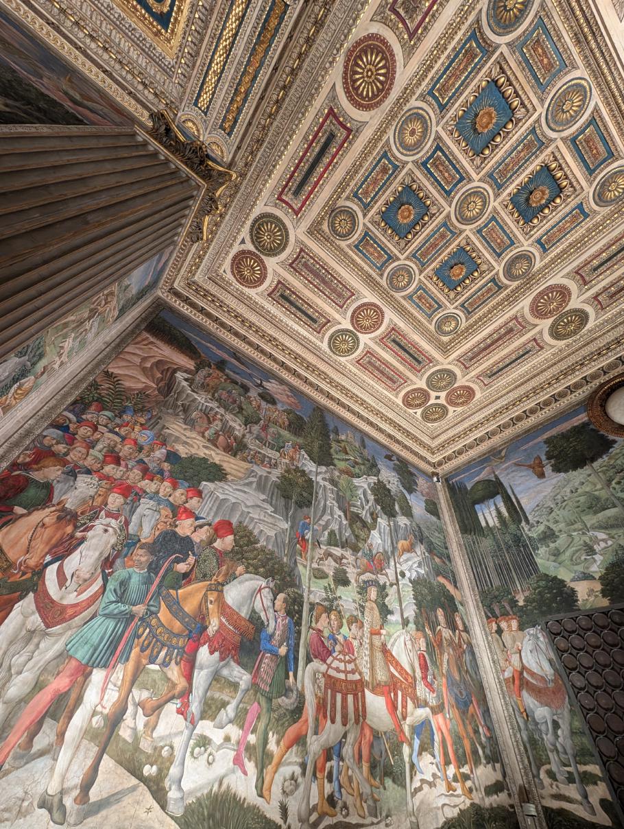 Eine private Kapelle der Medici ist liebevoll bemalt