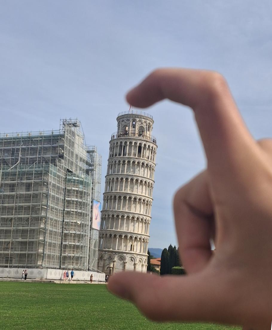 Felix fängt schonmal mit den obligatorischen Fotos an